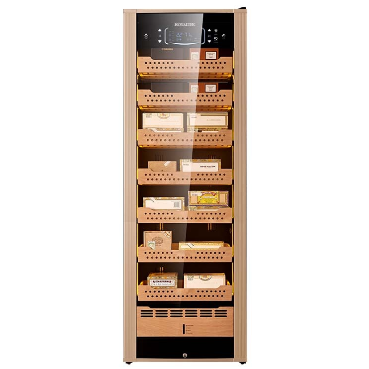 Royaltek RT168UC Signature系列 恆濕恆溫雪茄櫃 (1200-1500支) (包拆箱埋位) Royaltek RT168UC Signature系列 恆濕恆溫雪茄櫃 (1200-1500支) (包拆箱埋位)